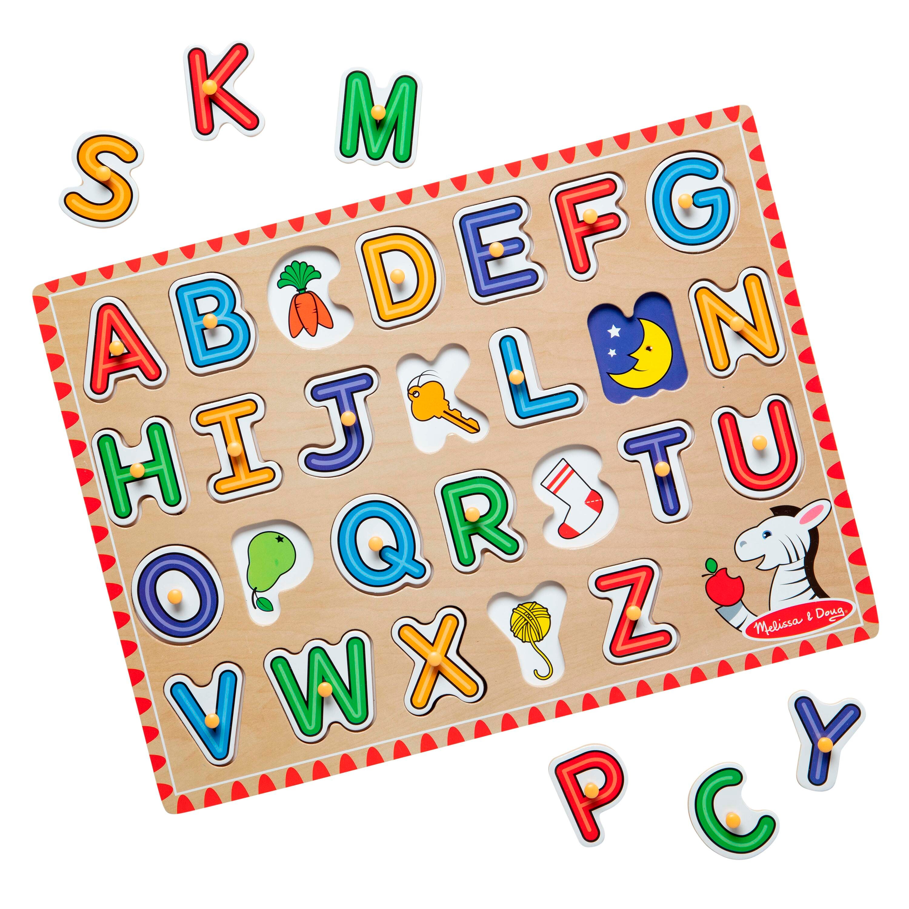 Melissa & Doug Colorful See-Inside Alphabet Puzzle